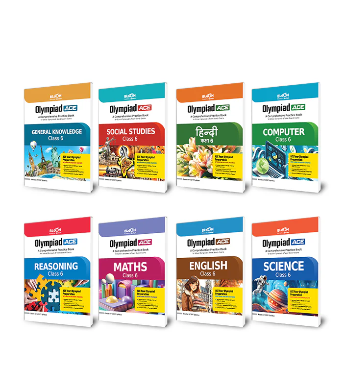 Combo of Olympiad ACE Class 6 | English, Maths, Science, Reasoning, Computer, Hindi & General knowledge