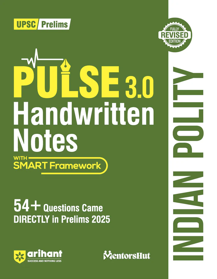 Combo of Pulse 3.0 Hand Written Notes Geography, Art & Culture, Modern Indian History, Ancient & Medieval India,  Environment & Eco., Indian Polity, Indian Eco., Sci. & Tech, UPSC Through Maps | With Free Headline Current Affairs 2026 | English Medium - Image 7