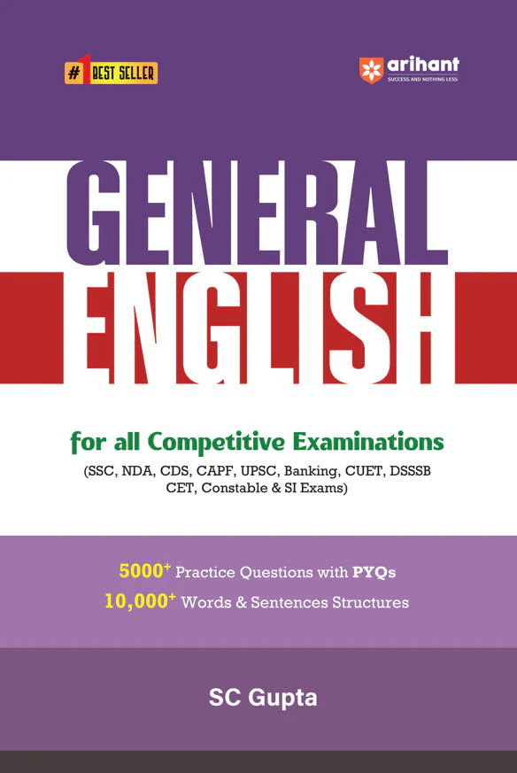 General English for All Competitive Examinations