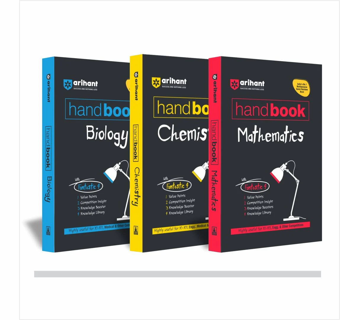 Combos of Handbook Biology + Handbook Chemistry + Handbook Mathematics