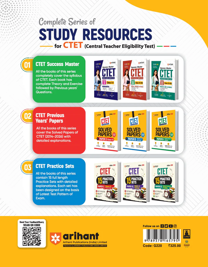 CTET 2026 15 Practice Sets Paper 1 (Class 1–5) | Based on Latest CTET Syllabus & Exam Pattern | Detailed Explanations of Each Question with Latest Solved Papers - Image 2