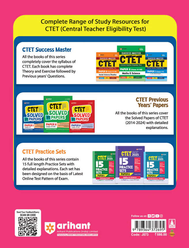 CTET & TETs 2025 Class I-V (Paper-1) | Solved Papers (2024-2014) | English Medium - Image 2