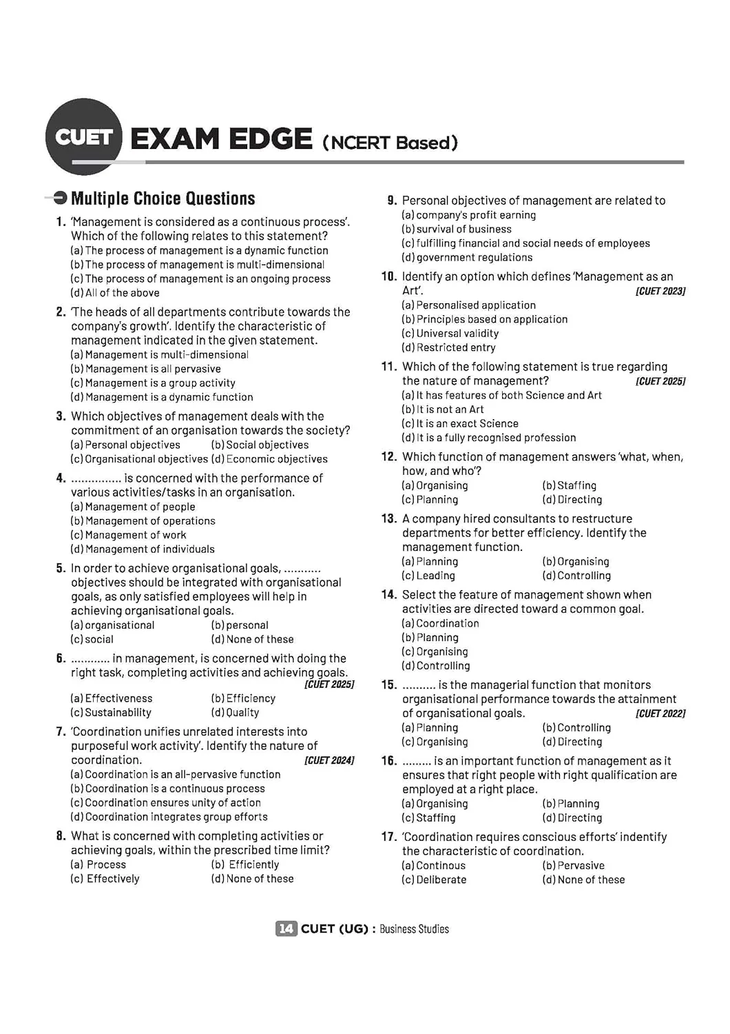 CUET UG 2026 Business Studies | Chapterwise Notes & Question Bank | Based on NTA Pattern | 1000+ NCERT MCQs, Assertion Reason & CBQs | Mindmaps & Flash Cards | Free Online Digital Support - Image 5
