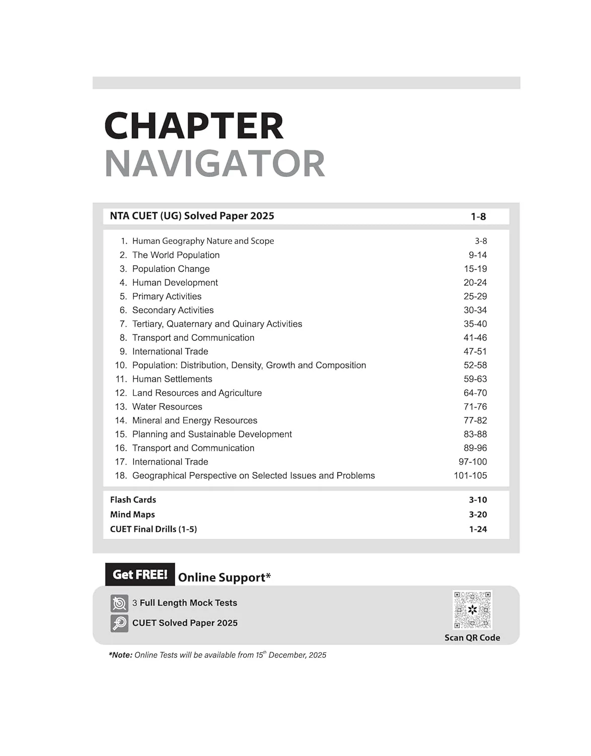 CUET UG 2026 Geography | Chapterwise Notes & Question Bank | Based on NTA Pattern | 1000+ NCERT MCQs, Assertion Reason & CBQs |Mindmaps & Flash Cards | Free Online Digital Support - Image 2