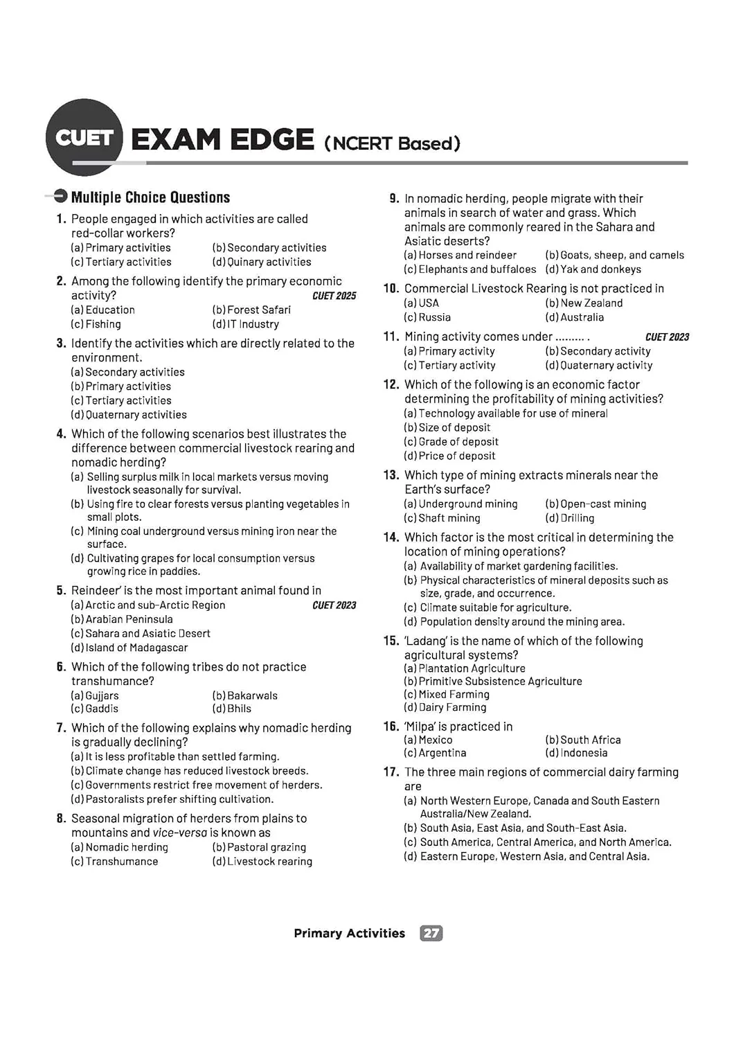 CUET UG 2026 Geography | Chapterwise Notes & Question Bank | Based on NTA Pattern | 1000+ NCERT MCQs, Assertion Reason & CBQs |Mindmaps & Flash Cards | Free Online Digital Support - Image 7
