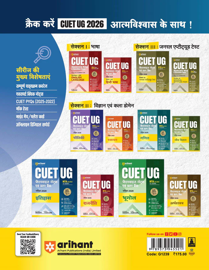 CUET UG 2026 History (Itihas) | Chapterwise Notes & Question Bank | Based on NTA Pattern | 1000+ NCERT MCQs, Assertion Reason & Case-Based Questions | Chapterwise Mindmaps & Flash Cards | Free Online Digital Support | Hindi Medium - Image 8