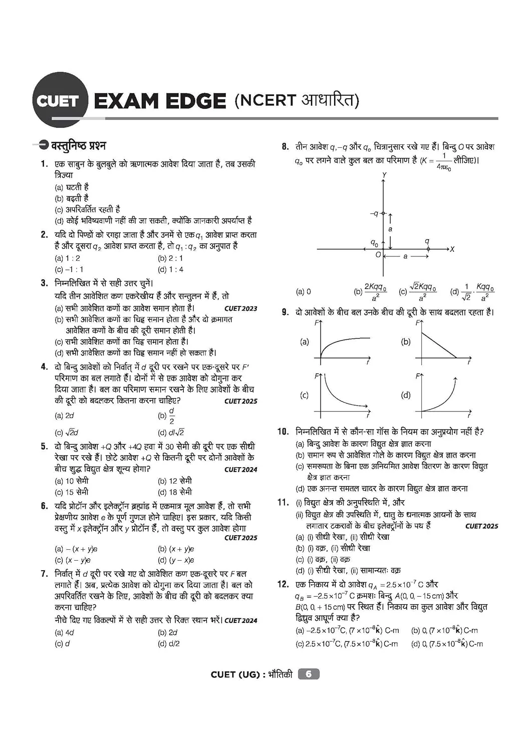 CUET UG 2026 Physics (Bhautiki) | Chapterwise Notes & Question Bank | Based on NTA Pattern | 1000+ NCERT MCQs, Assertion Reason & CBQ | Mindmaps & Flash Cards | Free Online Digital Support | Hindi Medium - Image 7