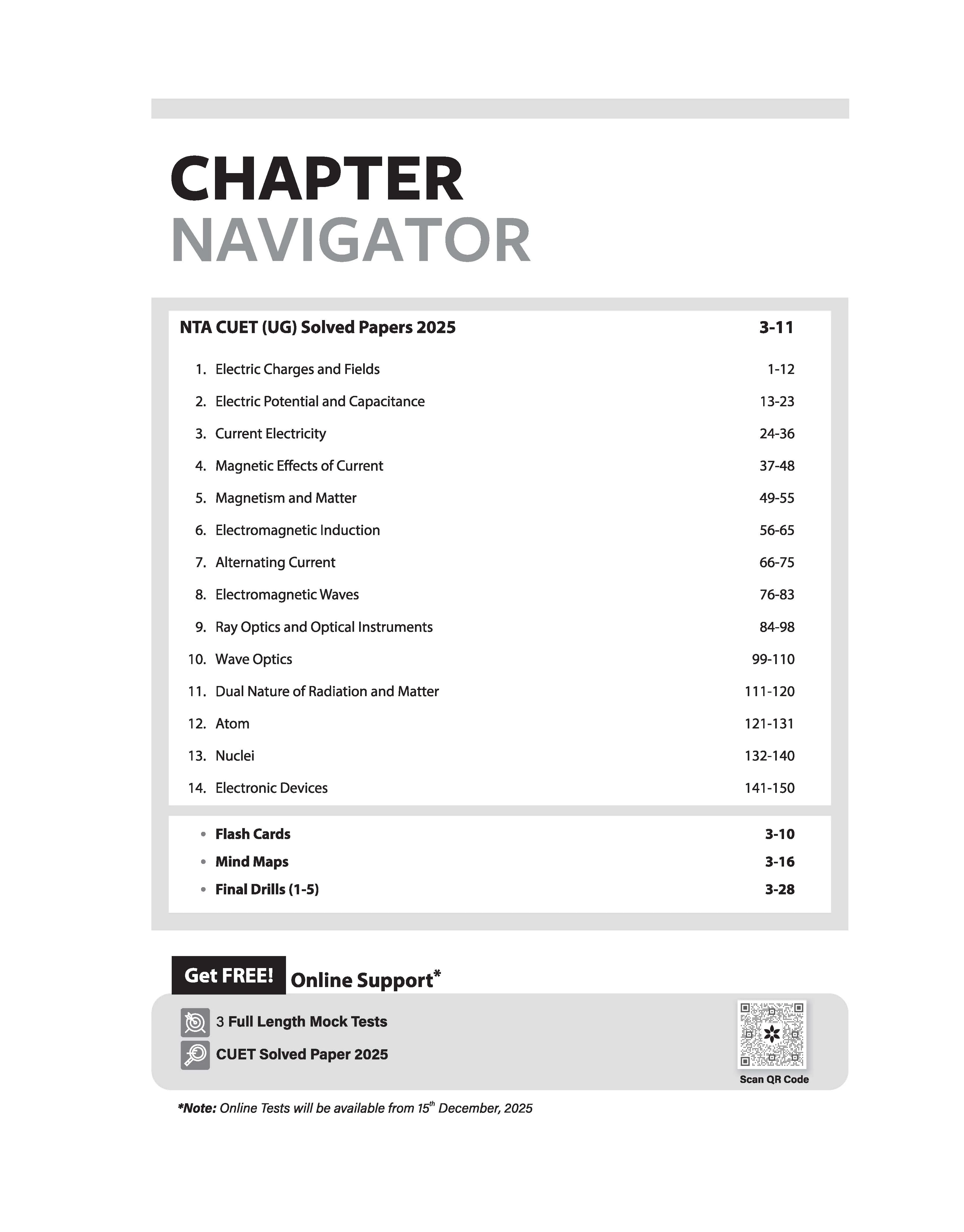 CUET UG 2026 Physics | Chapterwise Notes & Question Bank | Based on NTA Pattern | 1000+ NCERT MCQs, Assertion Reason & Case-Based Questions | Chapterwise Mindmaps & Flash Cards | Free Online Digital Support - Image 2