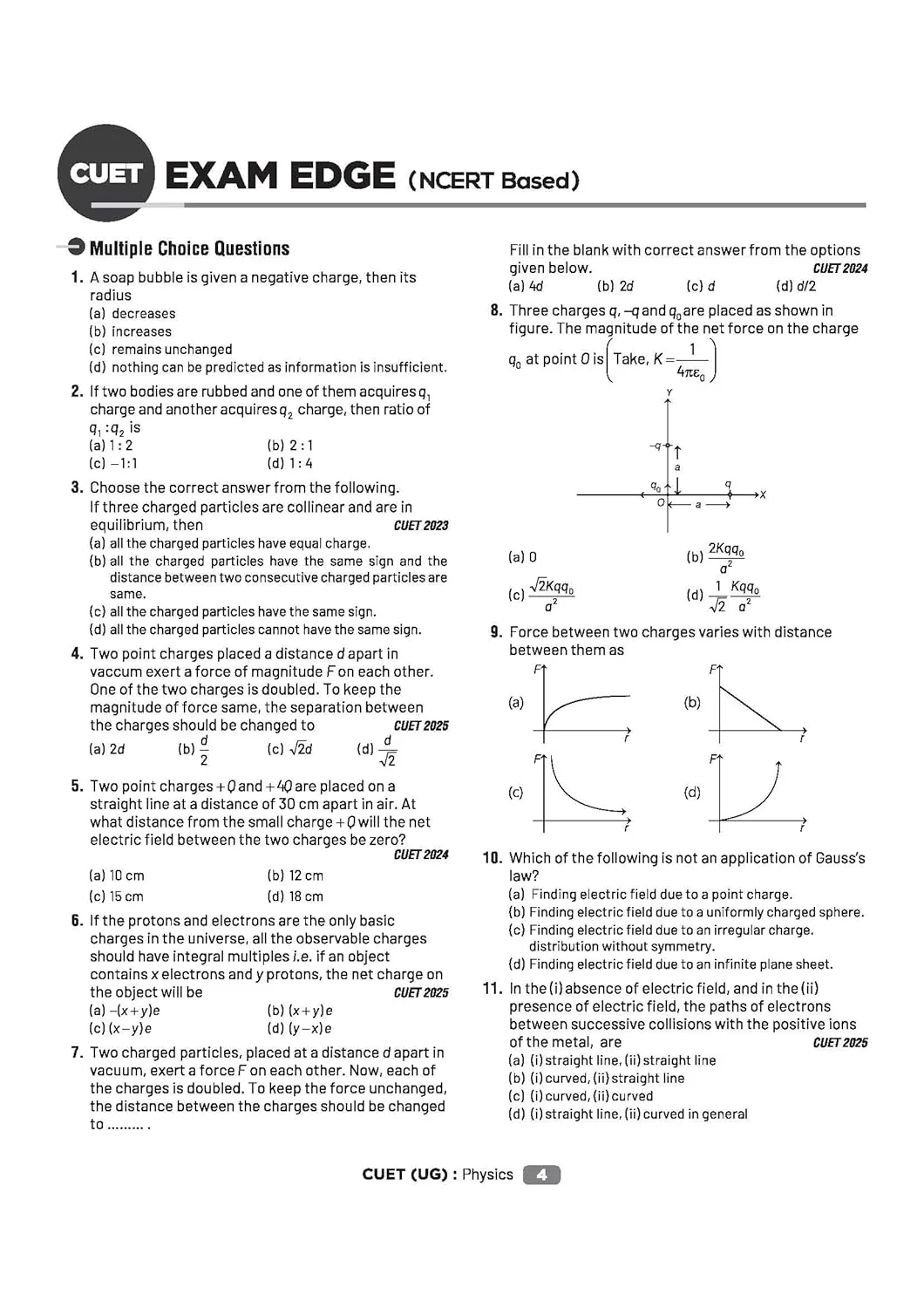 CUET UG 2026 Physics | Chapterwise Notes & Question Bank | Based on NTA Pattern | 1000+ NCERT MCQs, Assertion Reason & Case-Based Questions | Chapterwise Mindmaps & Flash Cards | Free Online Digital Support - Image 7