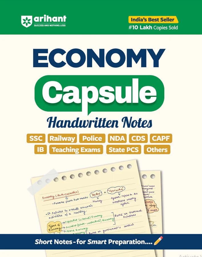 Economy Capsule Handwritten Notes | For SSC, Railway, Police, CDS, CAPF and other Competitive Exam