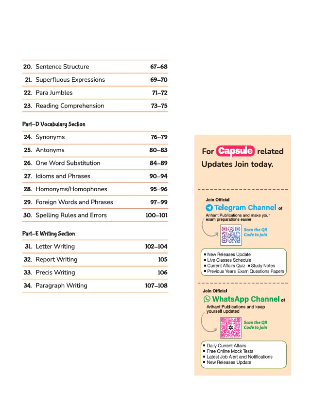 English Language (Angraji Bhasha) Capsule Handwritten Notes | For SSC, Railway, Police, Banking, AFCAT, CSAT & Other Exams - Image 4