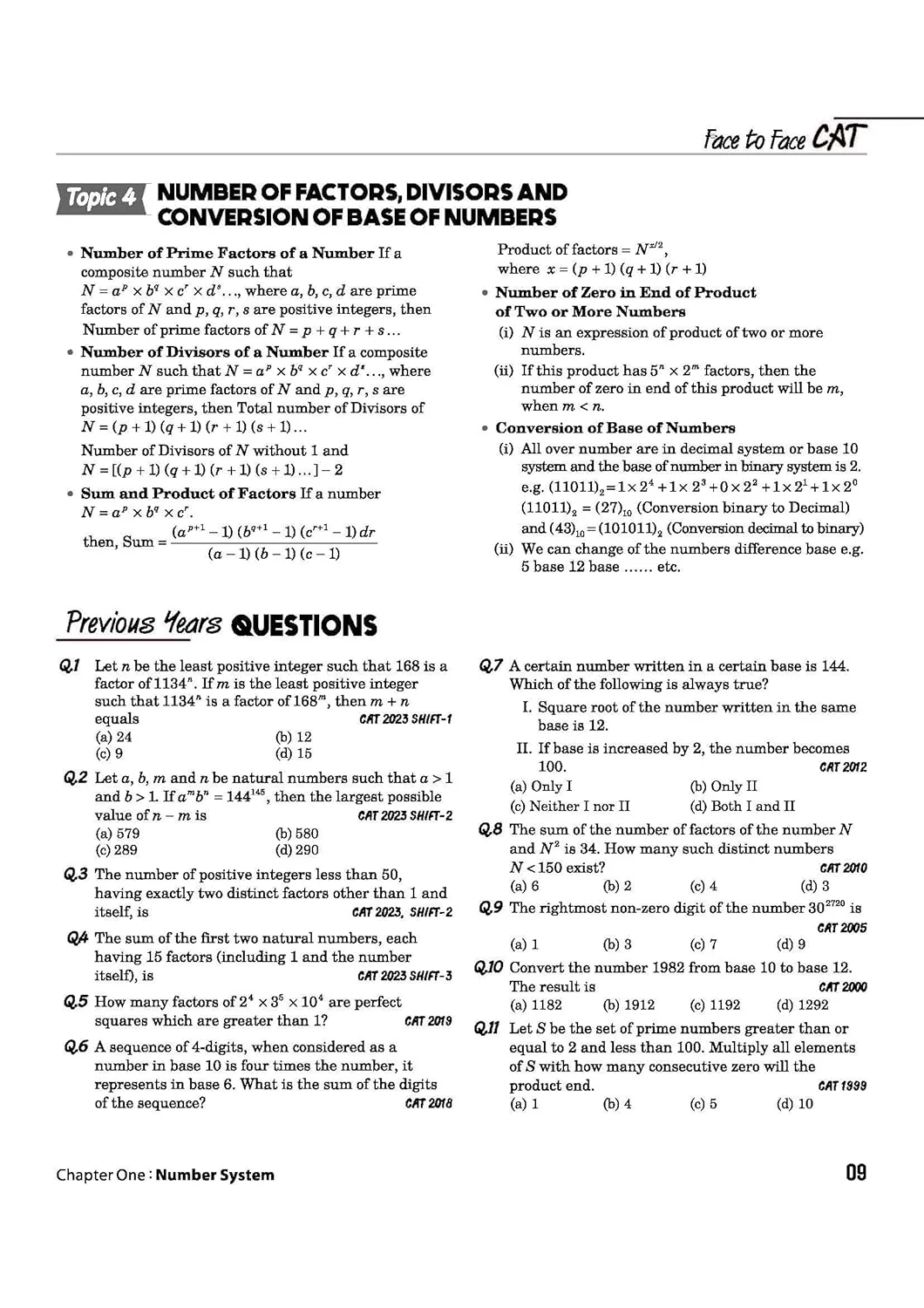 Face to Face CAT 27 Years Chapterwise Topicwise Solved Papers (1999–2025) | with Detailed Solutions & Trend Analysis - Image 7