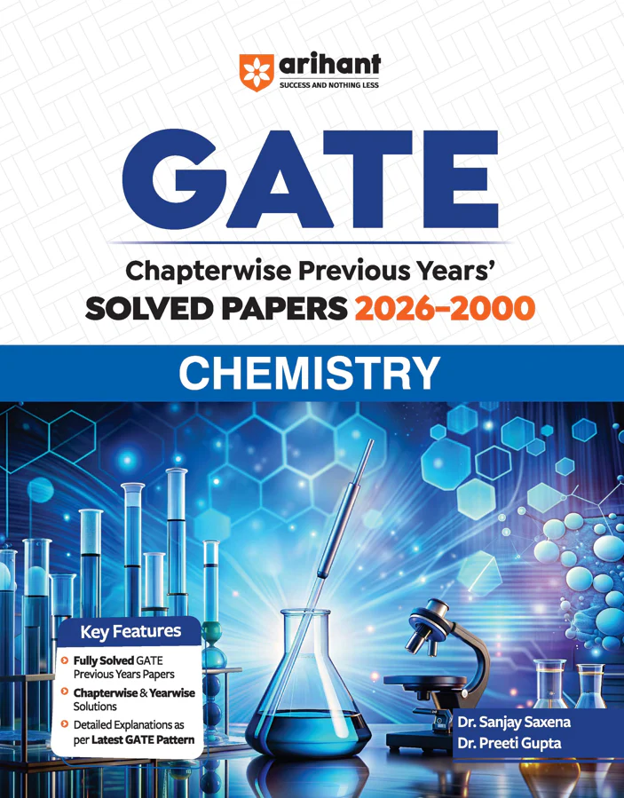 GATE Chemistry Chapterwise Solved Papers 2026–2000|Chapterwise & Yearwise Detailed Explanations as per GATE Pattern