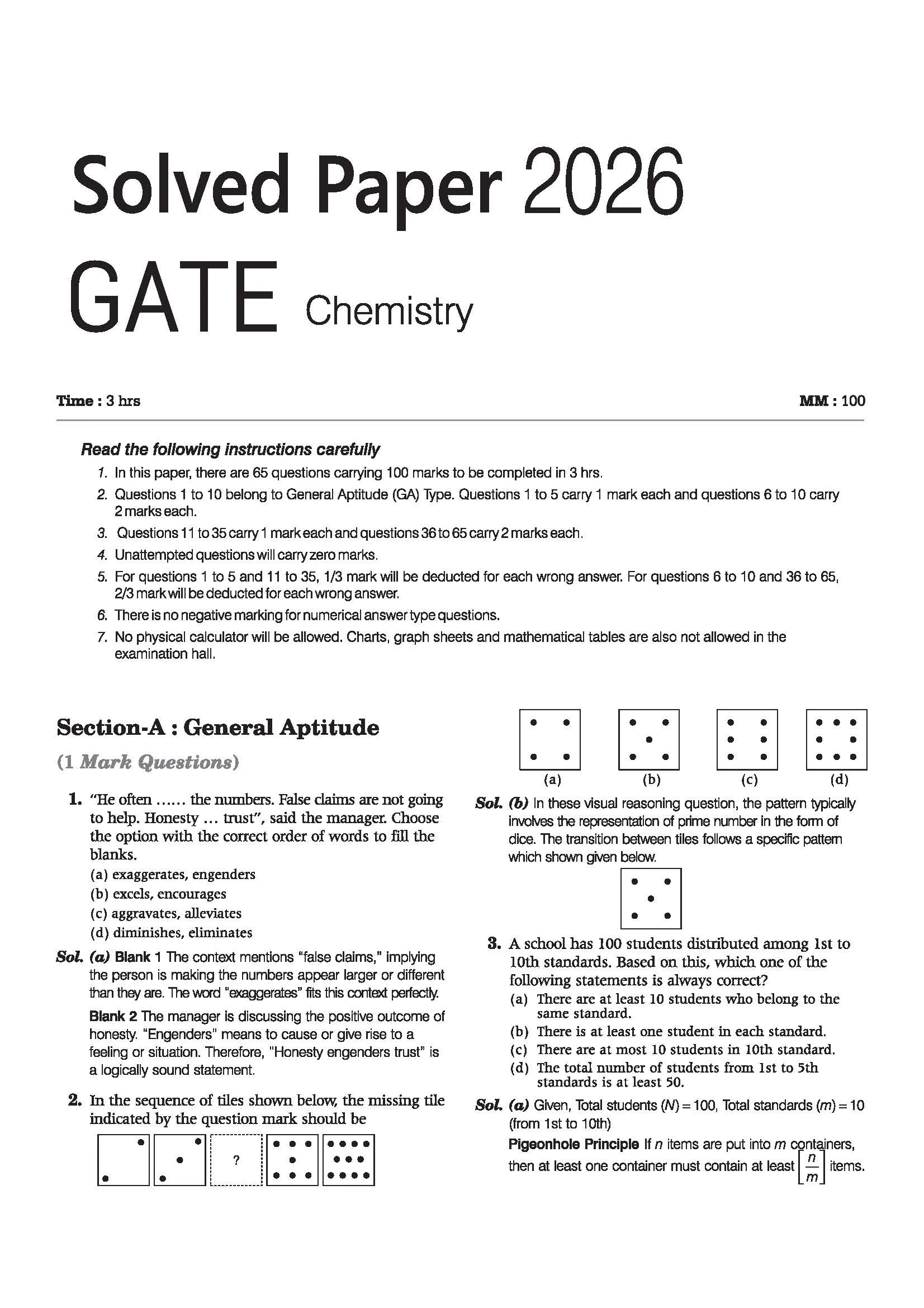 GATE Chemistry Chapterwise Solved Papers 2026–2000|Chapterwise & Yearwise Detailed Explanations as per GATE Pattern - Image 3