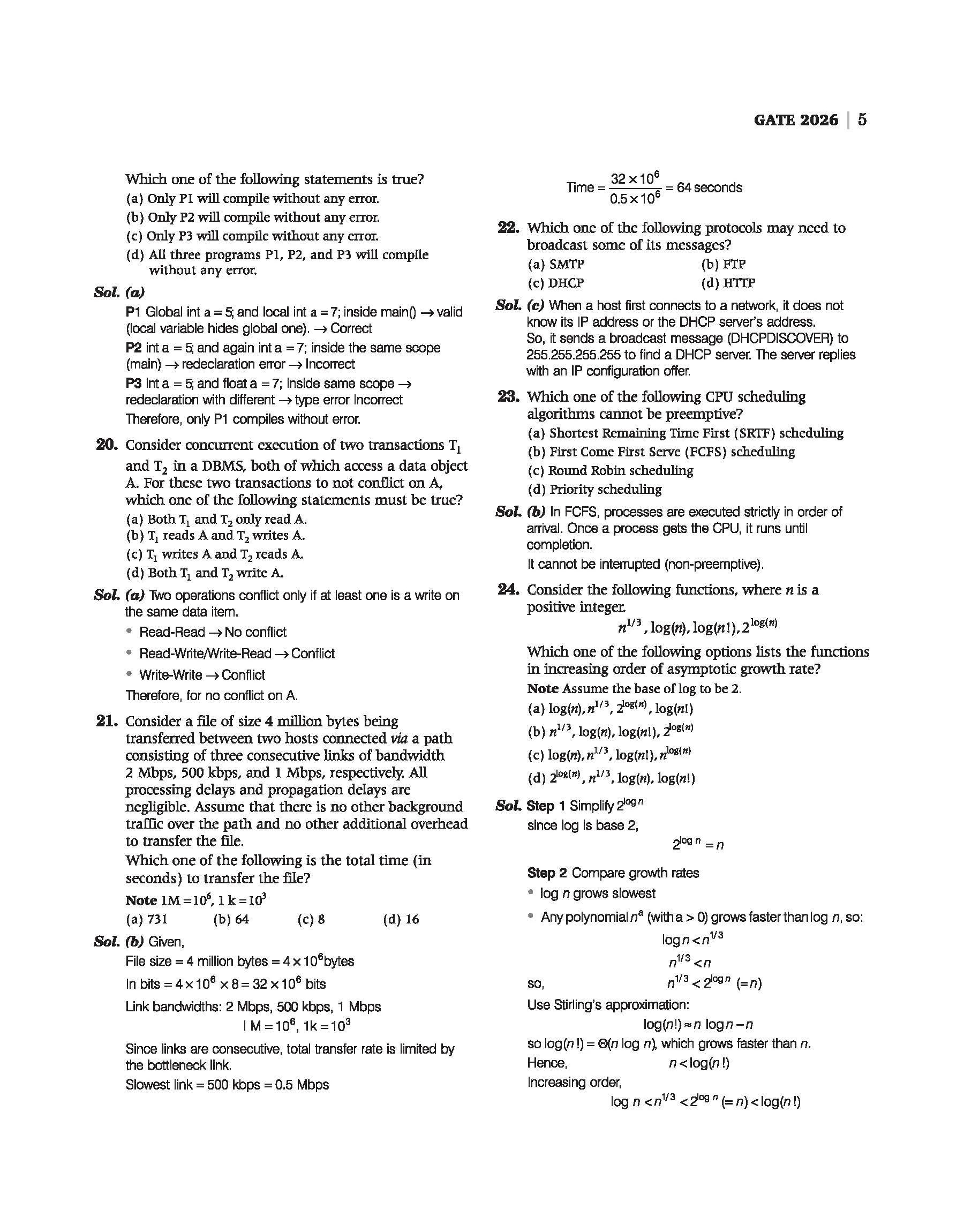 GATE Computer Science & Information Technology Chapterwise Solved Papers 2026–2000 |Chapterwise & Yearwise Detailed Explanations as per GATE Pattern - Image 8