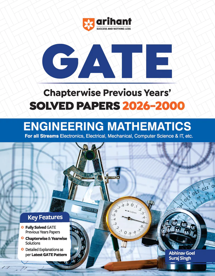 GATE Engineering Mathematics Chapterwise Solved Papers 2026–2000 |Chapterwise & Yearwise Detailed Explanations as per GATE Pattern