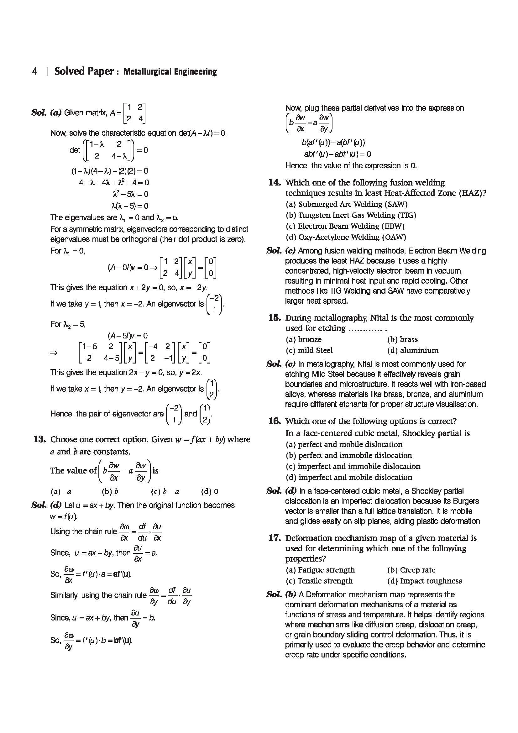 GATE Metallurgical Engineering Chapterwise Solved Papers 2026–2000 |Chapterwise & Yearwise Detailed Explanations as per GATE Pattern - Image 6