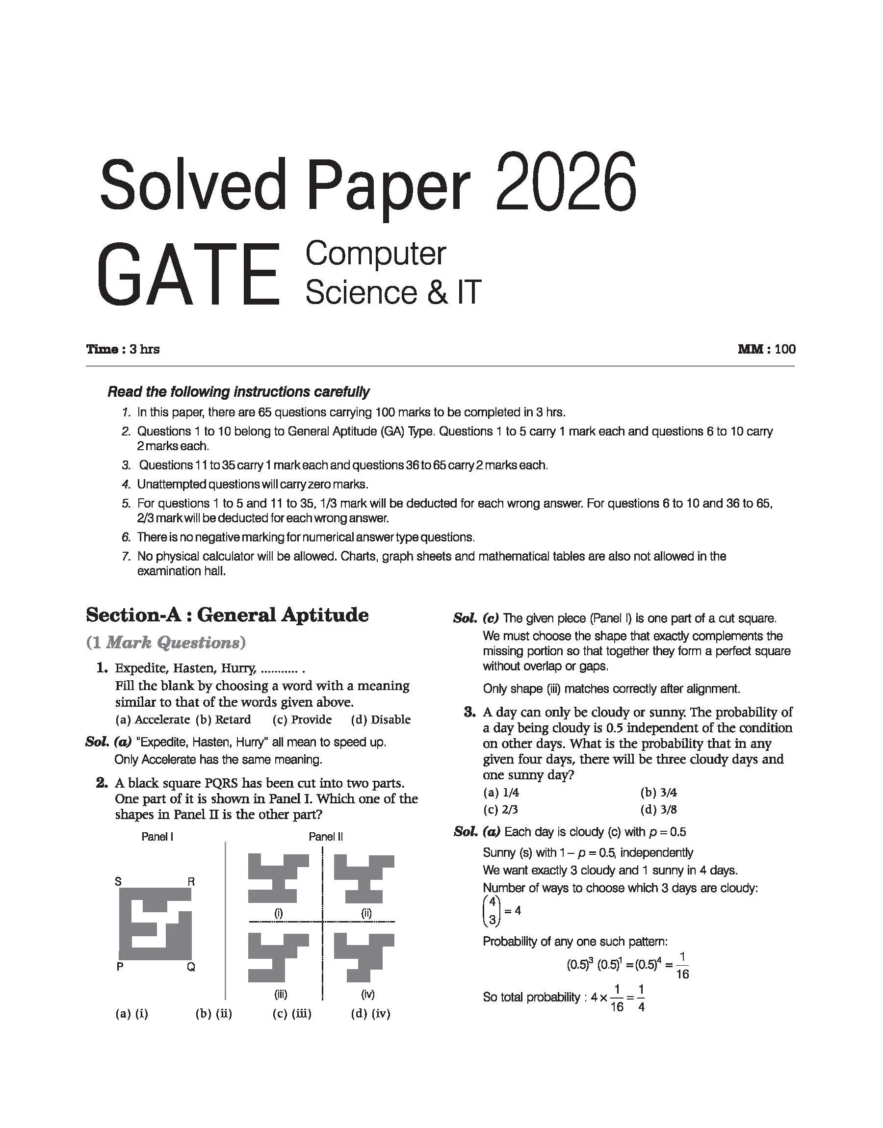 GATE Tutor 2027 Computer Science & Information Technology | Solved Papers 2023–2026 & 5 Mock Tests | Complete ECE Preparation Book | Shanti Kirupani, Prachi Jain, Amrita Mishra - Image 6