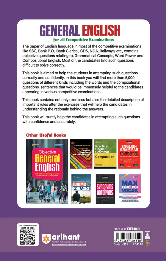 General English for All Competitive Examinations - Image 2