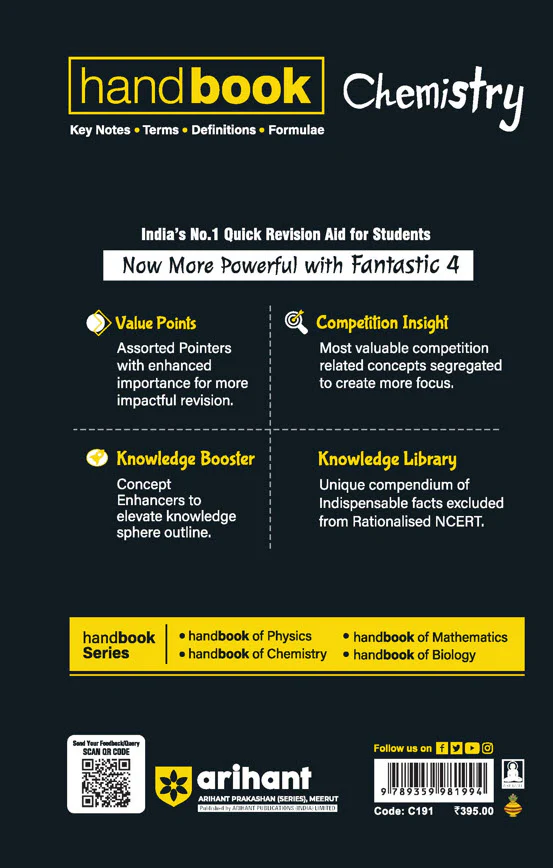 Handbook Chemistry (Class XI-XII) For Eng., Medical & Other Exams - Image 13