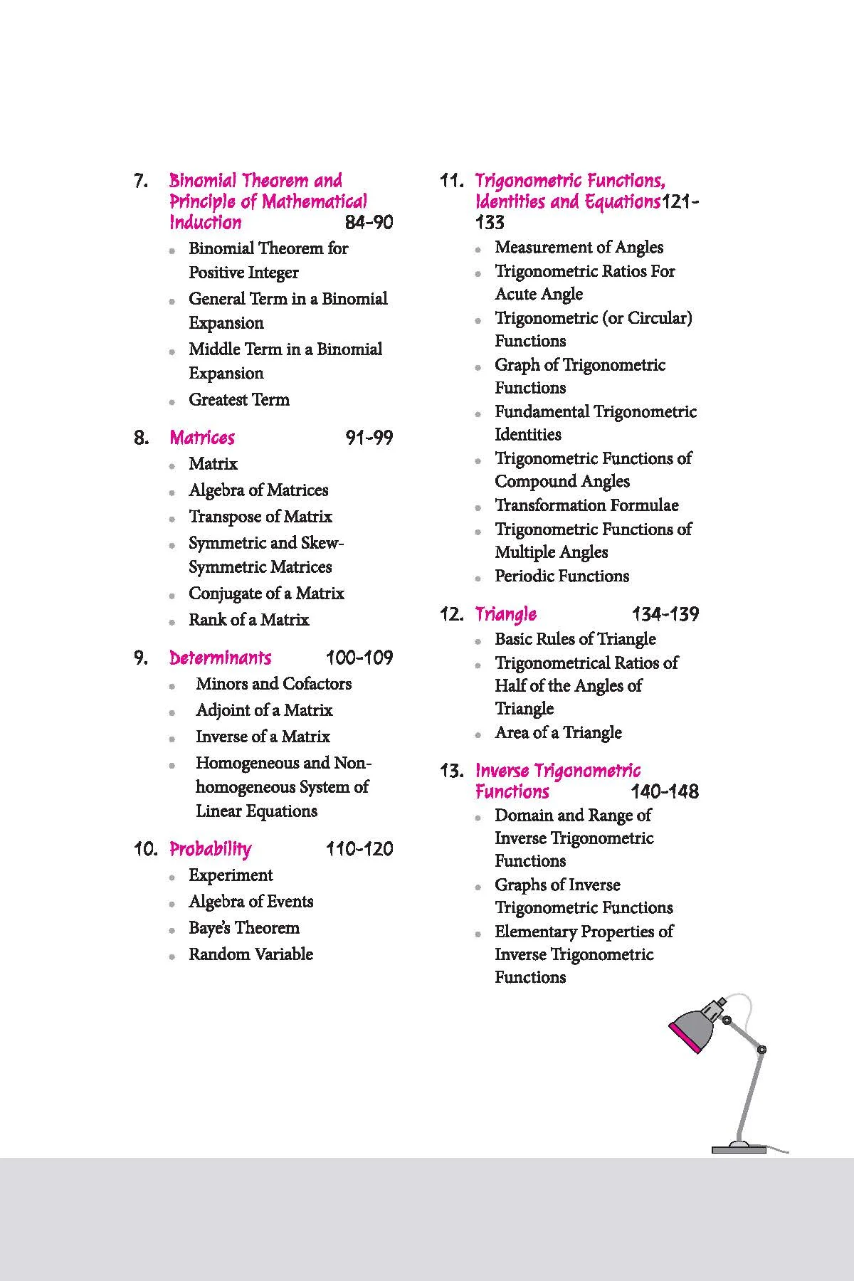 Handbook Mathematics (Class XI-XII) For Eng. & Other Exams - Image 6