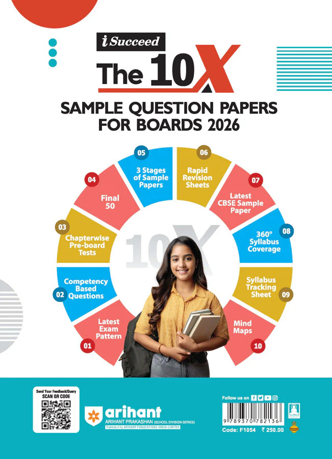 i-Succeed CBSE 2026 – Political Science Class 12 | 15 Sample Question Papers | Rapid Revision Sheets | Mind Maps | Final 50 Most Probable Questions | As per Latest CBSE Sample Paper - Image 2