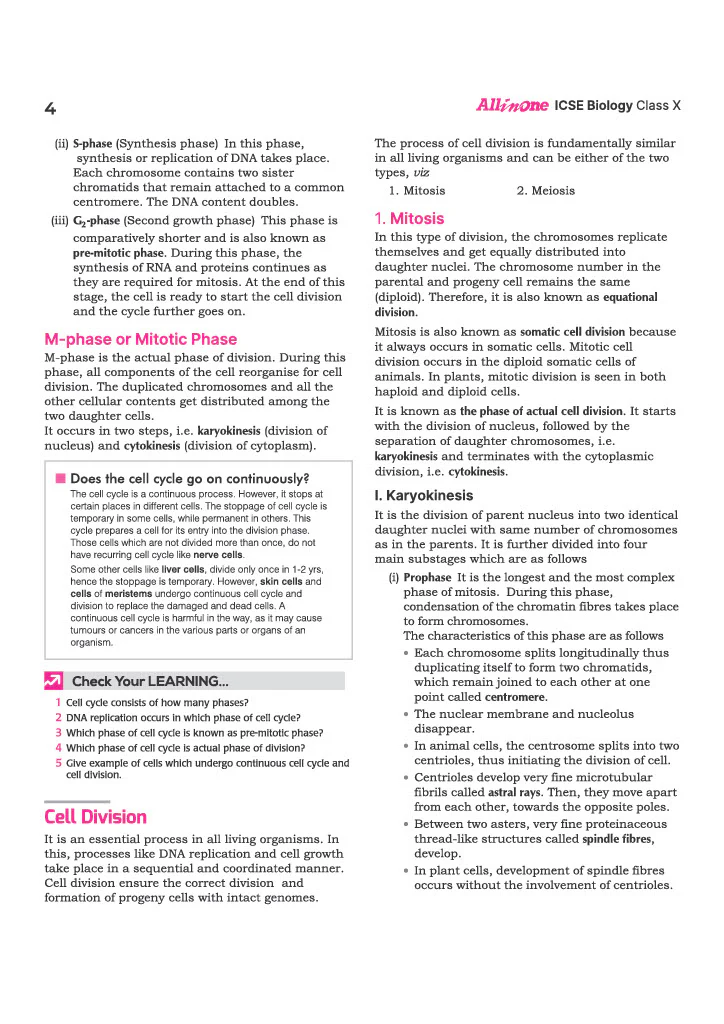 ICSE All in One Biology Class 10 Exam 2027 | Complete Study Guide with Internal Assessment | Theory, Chapter Exercises, Sample Papers & Exam Questions - Image 9