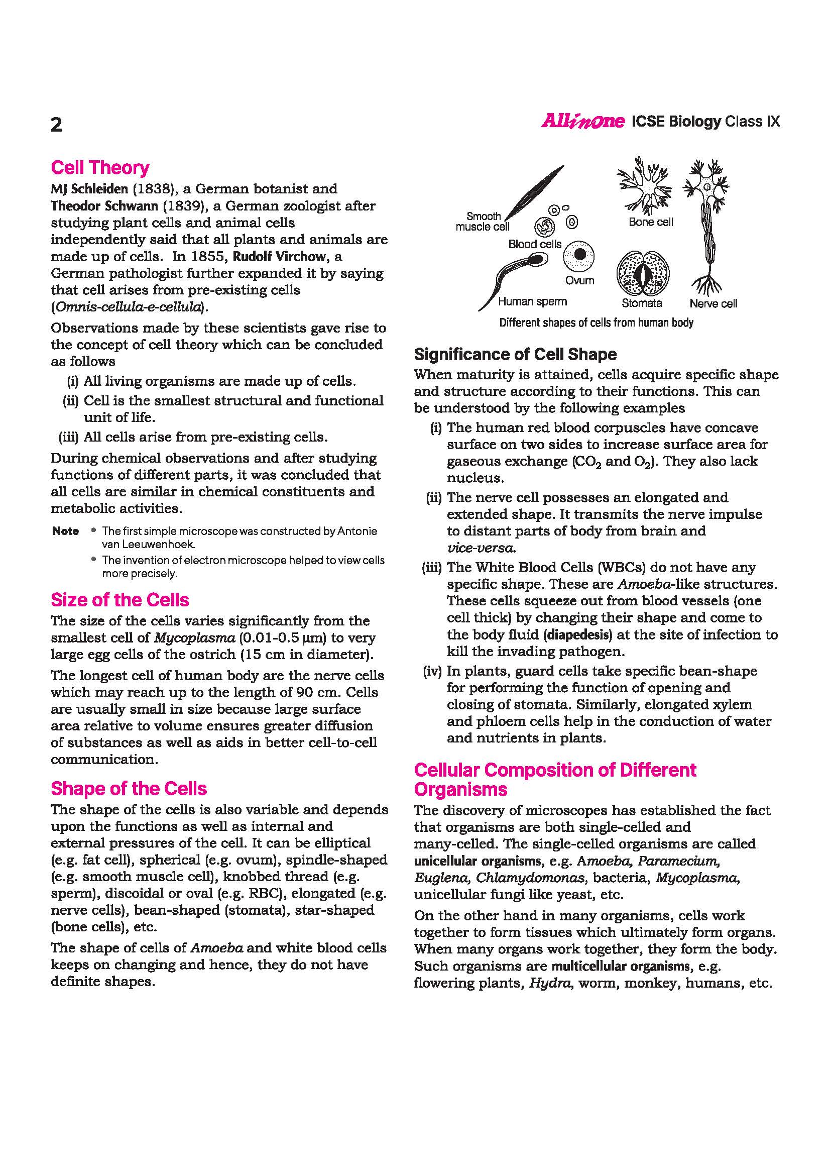 ICSE All in One Biology Class 9 Exam 2027 | Complete Study Guide with Internal Assessment | Theory, Chapter Exercises, Sample Papers & Exam Questions - Image 7