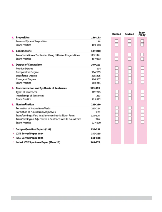 ICSE All in One English Language Paper 1 Class 9 & 10 Exam 2026 | All type of Ques including Past Exam Ques, Sample Paper, Specimen & Exam Paper with Board Paper 2025 - Image 5