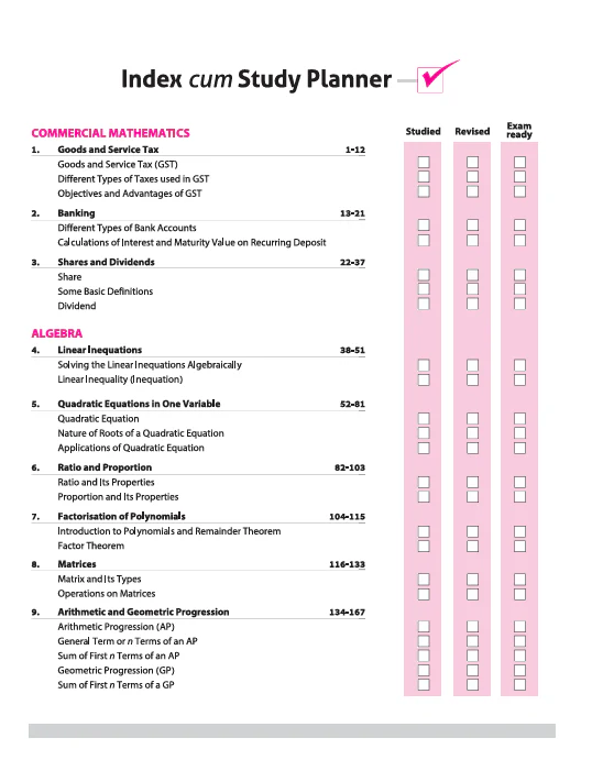 ICSE All in One Mathematics Class 10 Exam 2026 | With Board's Questions Upto 2025, Exam Pattern Questions, Topic & Chapter Exercises, Sample Question Papers - Image 3