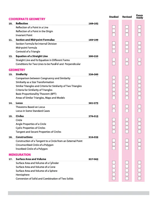 ICSE All in One Mathematics Class 10 Exam 2026 | With Board's Questions Upto 2025, Exam Pattern Questions, Topic & Chapter Exercises, Sample Question Papers - Image 4