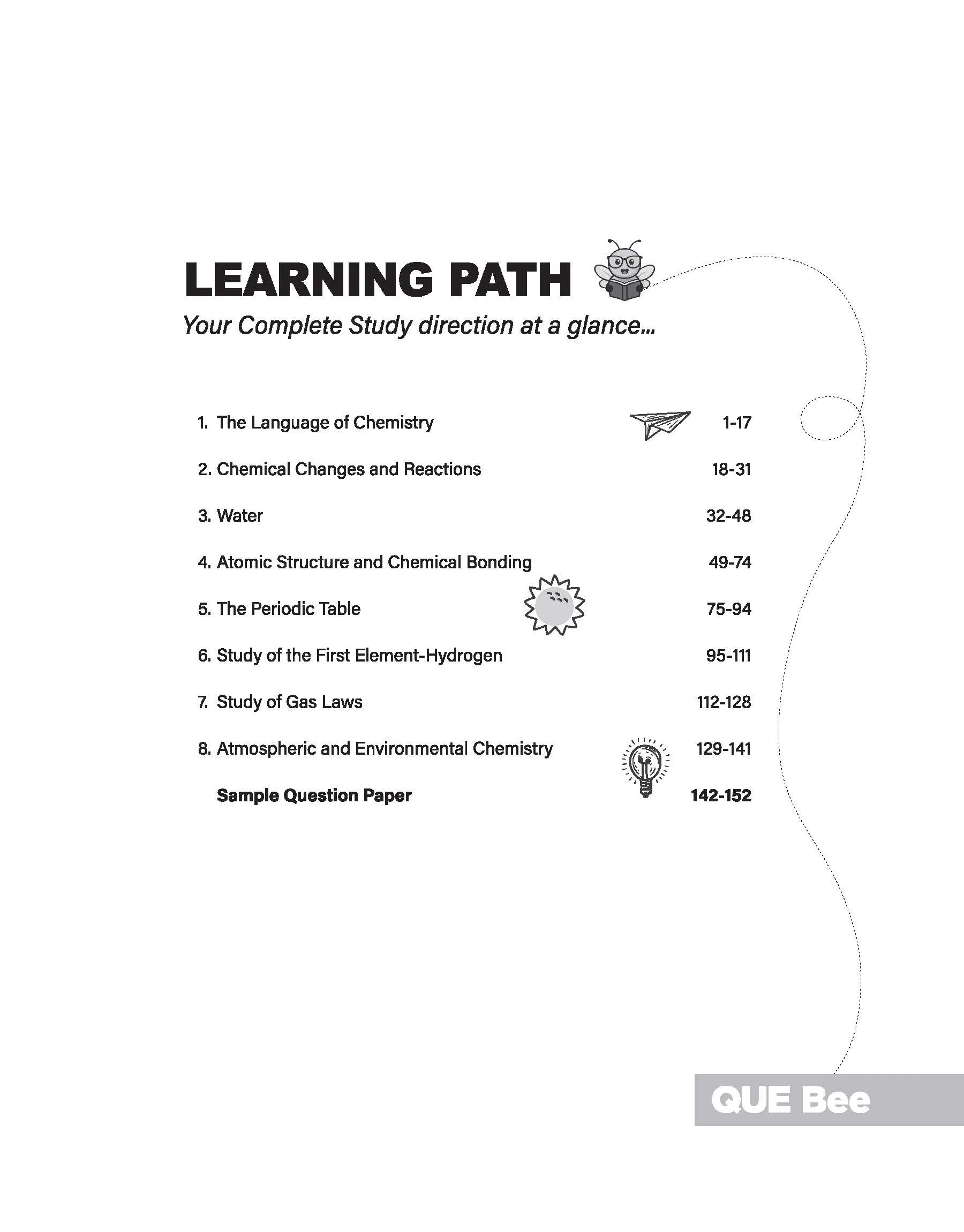 ICSE Chemistry Class 9 Exam Book | Quick Theory, Exam Pattern Questions & Sample Papers | As per Latest ICSE Syllabus | Que Bee 2nd Edition - Image 5