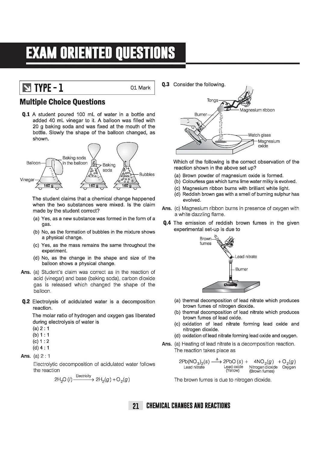 ICSE Chemistry Class 9 Exam Book | Quick Theory, Exam Pattern Questions & Sample Papers | As per Latest ICSE Syllabus | Que Bee 2nd Edition - Image 7