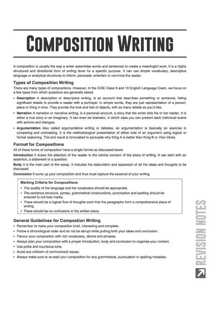 ICSE English Language (Paper I) Class 9 & 10 Exam | Quick Theory, Exam Pattern Questions & Sample Papers | As per Latest ICSE Syllabus | Que Bee 2nd Edition - Image 6