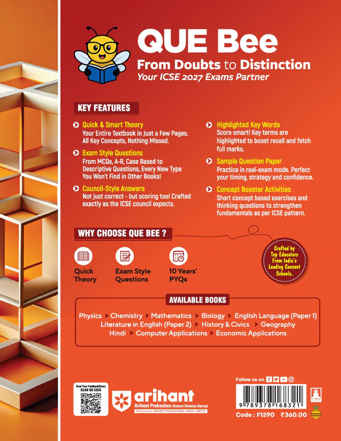 ICSE Mathematics Class 9 Exam Book | Quick Theory, Exam Pattern Questions & Sample Papers | As per Latest ICSE Syllabus | Que Bee 2nd Edition - Image 11