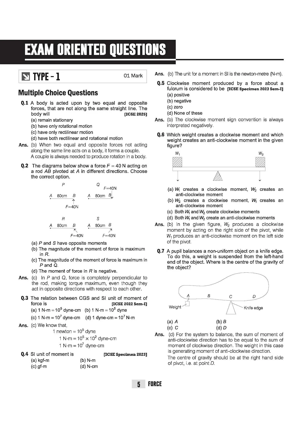 ICSE Physics Class 10 Exam | Quick Theory, Exam Pattern Questions & Sample Papers | As per Latest ICSE Syllabus | Que Bee 2nd Edition - Image 7
