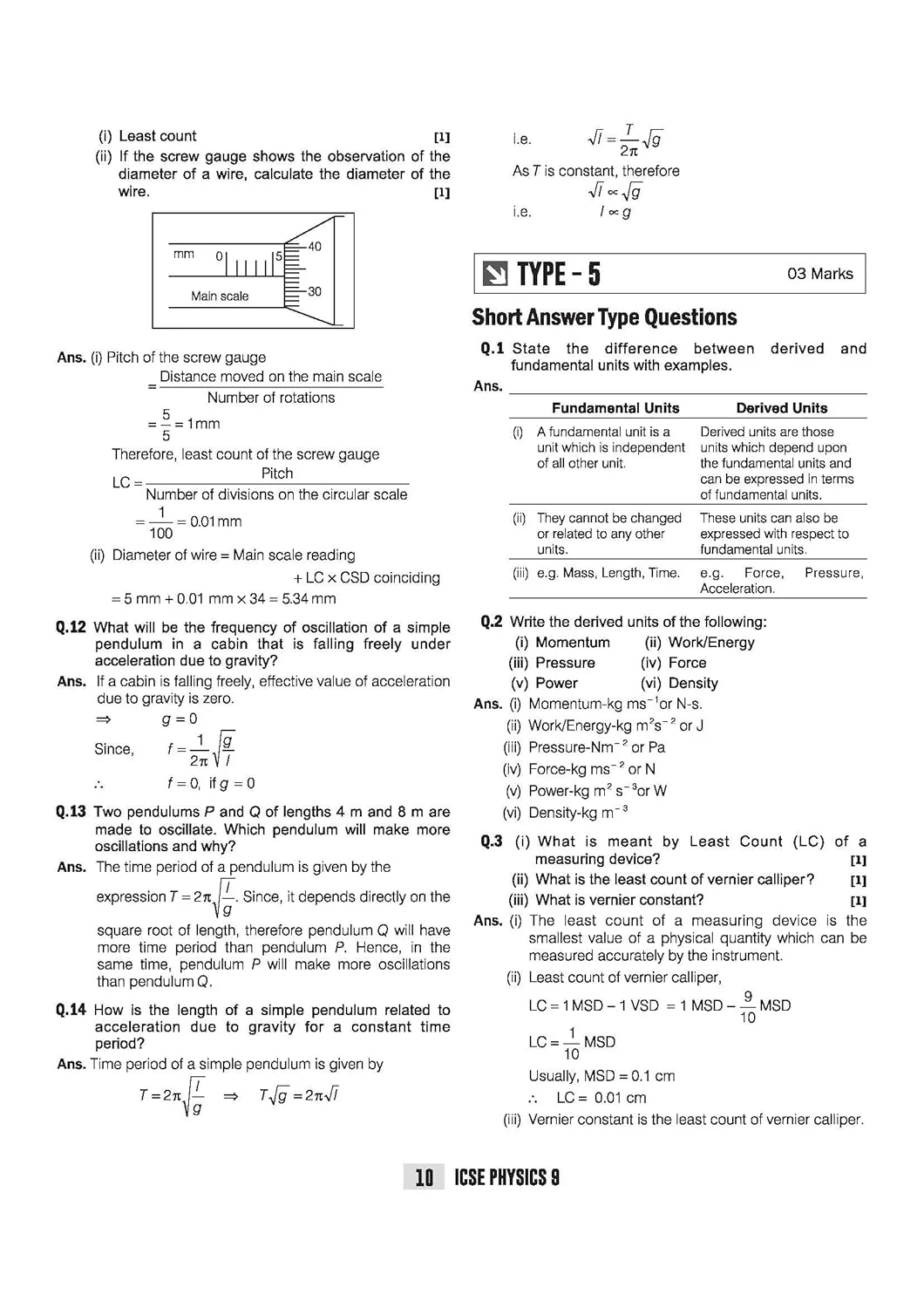 ICSE Physics Class 9 Exam | Quick Theory, Exam Pattern Questions & Sample Papers | As per Latest ICSE Syllabus | Que Bee 2nd Edition - Image 8