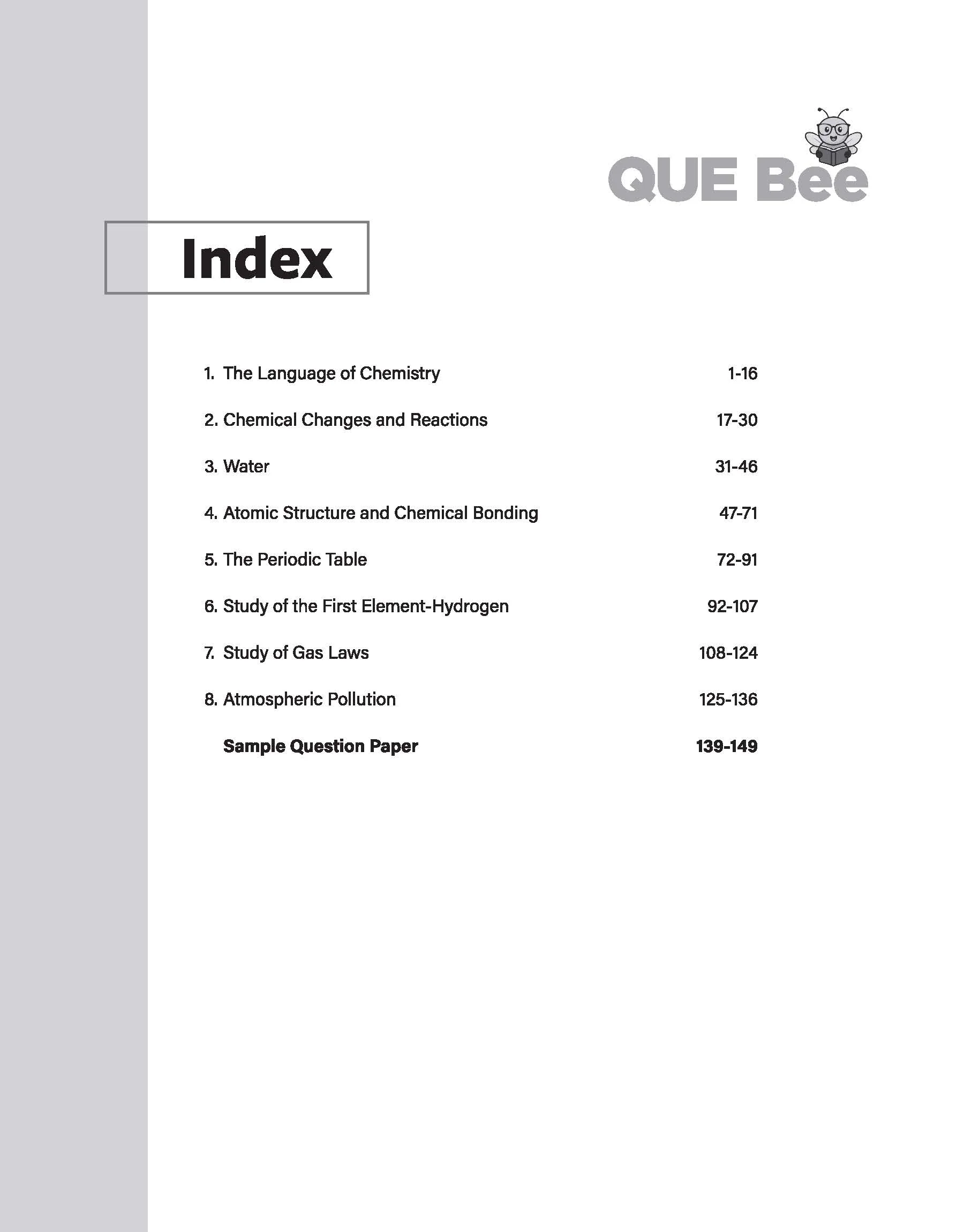 ICSE QUE Bee Chemistry Class 9 Exam 2026 | Quick Theory, Exam Pattern Questions, Sample Question Papers | Key Words Highlighted in Theory & Answer - Image 2