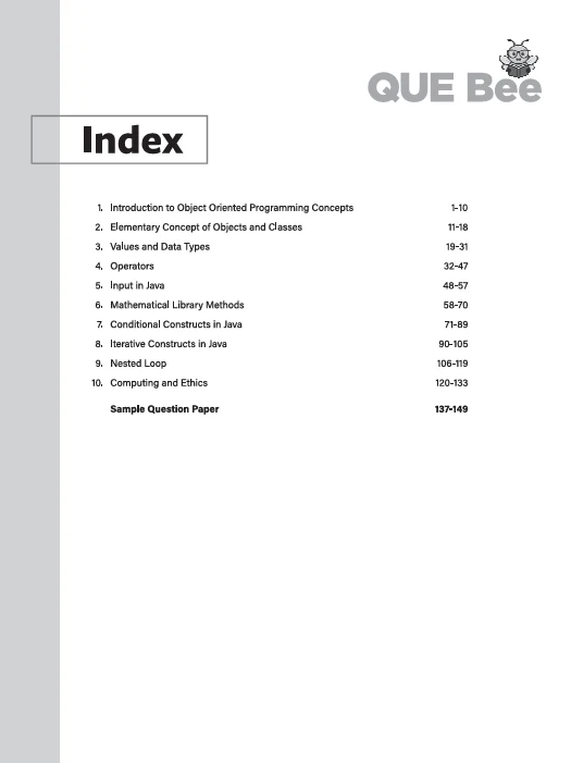 ICSE QUE Bee Computer Applications Class 9 Exam 2026 | Quick Theory, Exam Pattern Questions, Sample Question Papers | Key Words Highlighted - Image 2