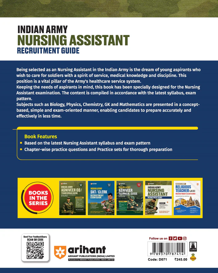Indian Army Nursing Assistant Recruitment Exam | Complete Syllabus Coverage, Chapterwise PYQs, Maths Formulas - Image 3