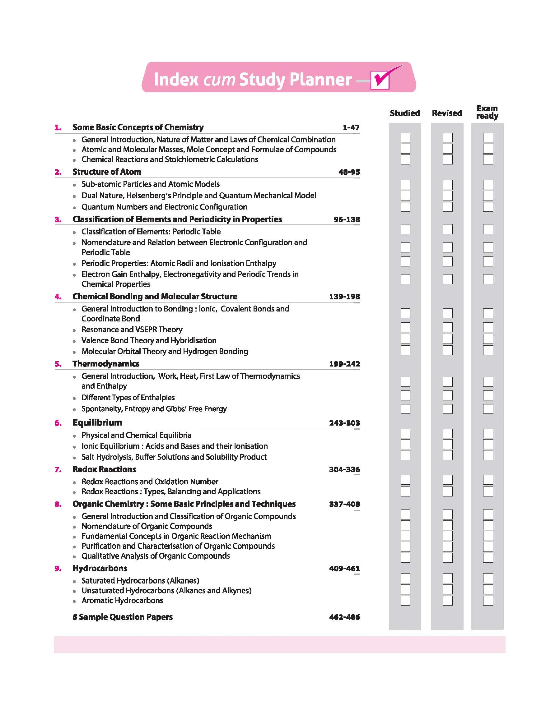 ISC All in One Chemistry Class 11 Exam 2027 | Complete Study Guide with Internal Assessment | Theory, Chapter Exercises, Sample Papers & Exam Questions - Image 4