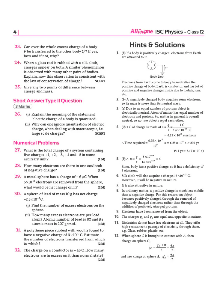 ISC All in One Physics Class 12 Exam 2027 | Complete Study Guide with Internal Assessment | Theory, Chapter Exercises, Sample Papers & Exam Questions - Image 9