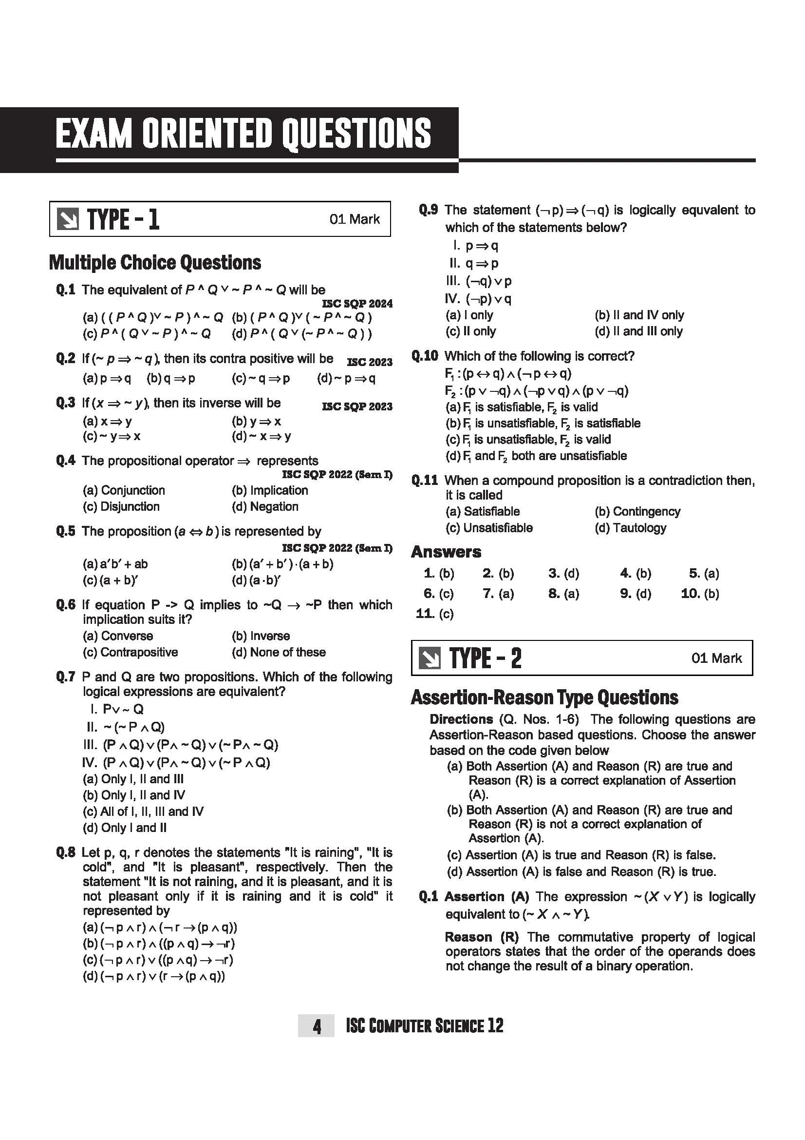 ISC Computer Science Class 12 Exam | Quick Theory, Exam Pattern Questions & Sample Papers | As per Latest ICSE Syllabus | Que Bee 2nd Edition - Image 9