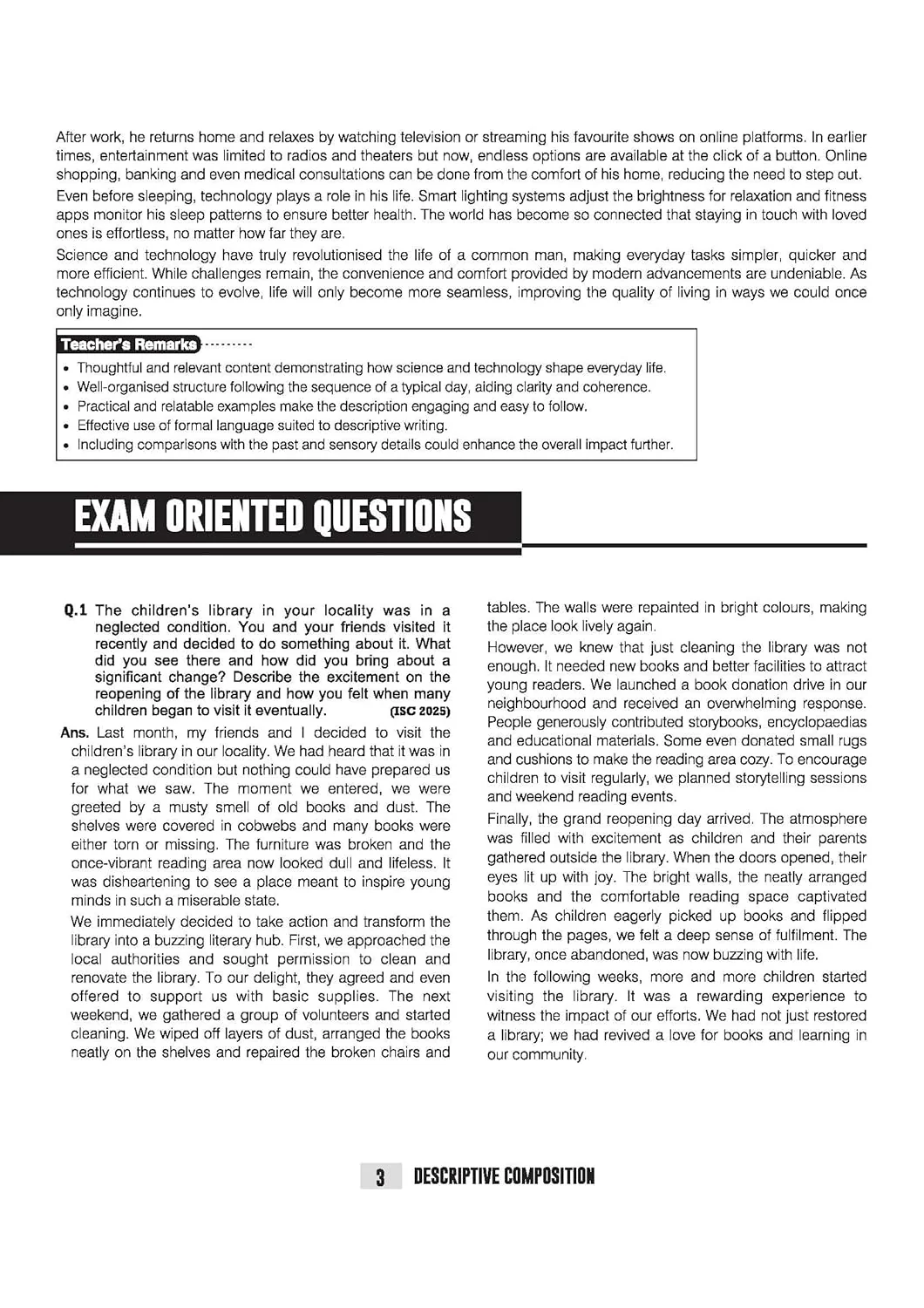 ISC English Language (Part 1) Class 11 & 12 Exam | Quick Theory, Exam Pattern Questions & Sample Papers | As per Latest ICSE Syllabus | Que Bee 2nd Edition - Image 7