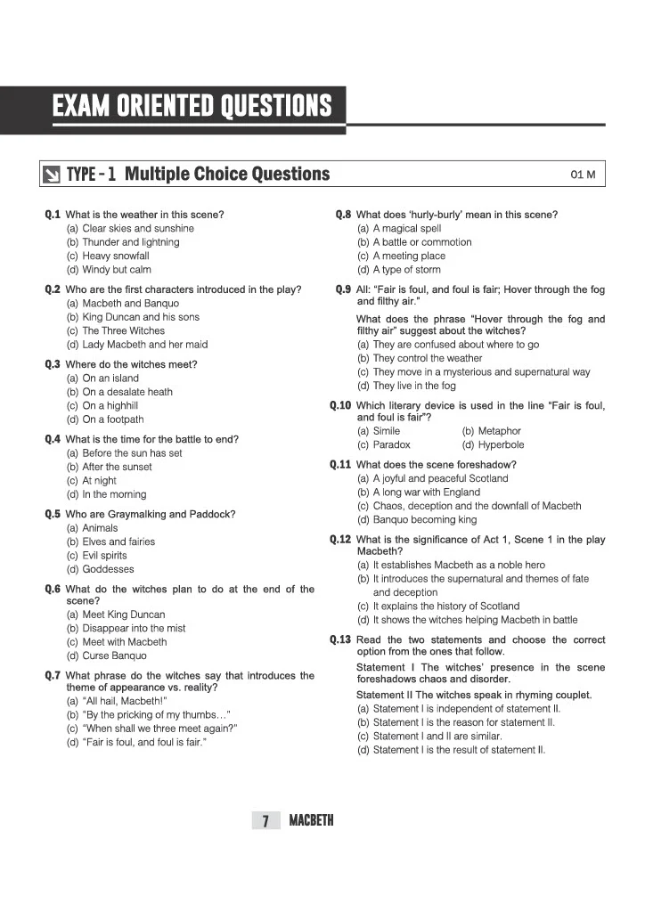 ISC Literature in English (Paper 2) Class 11 Exam Book | Quick Theory, Exam Pattern Questions & Sample Papers | As per Latest ICSE Syllabus | Que Bee 2nd Edition - Image 11