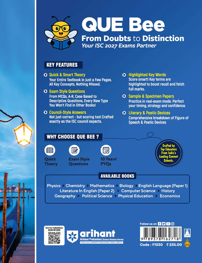 ISC Literature in English (Paper 2) Class 11 Exam Book | Quick Theory, Exam Pattern Questions & Sample Papers | As per Latest ICSE Syllabus | Que Bee 2nd Edition - Image 12