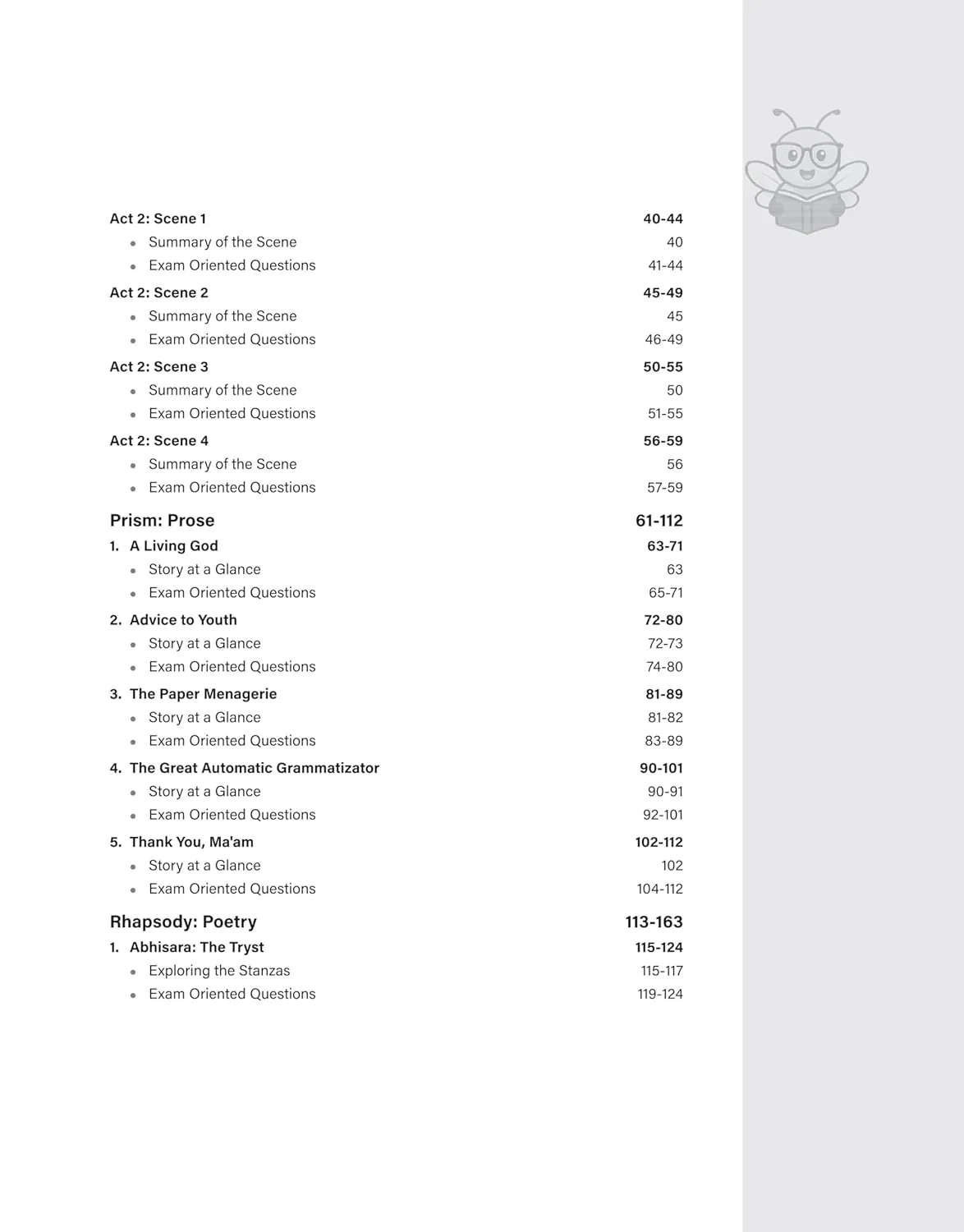 ISC Literature in English (Paper 2) Class 11 Exam Book | Quick Theory, Exam Pattern Questions & Sample Papers | As per Latest ICSE Syllabus | Que Bee 2nd Edition - Image 5