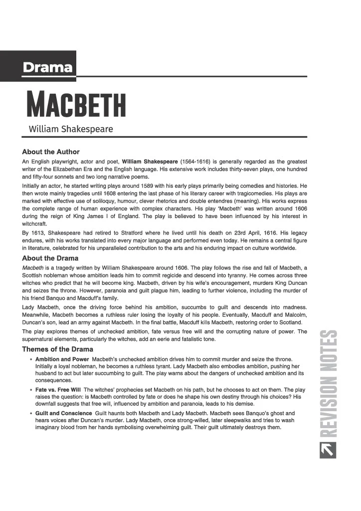 ISC Literature in English (Paper 2) Class 11 Exam Book | Quick Theory, Exam Pattern Questions & Sample Papers | As per Latest ICSE Syllabus | Que Bee 2nd Edition - Image 7