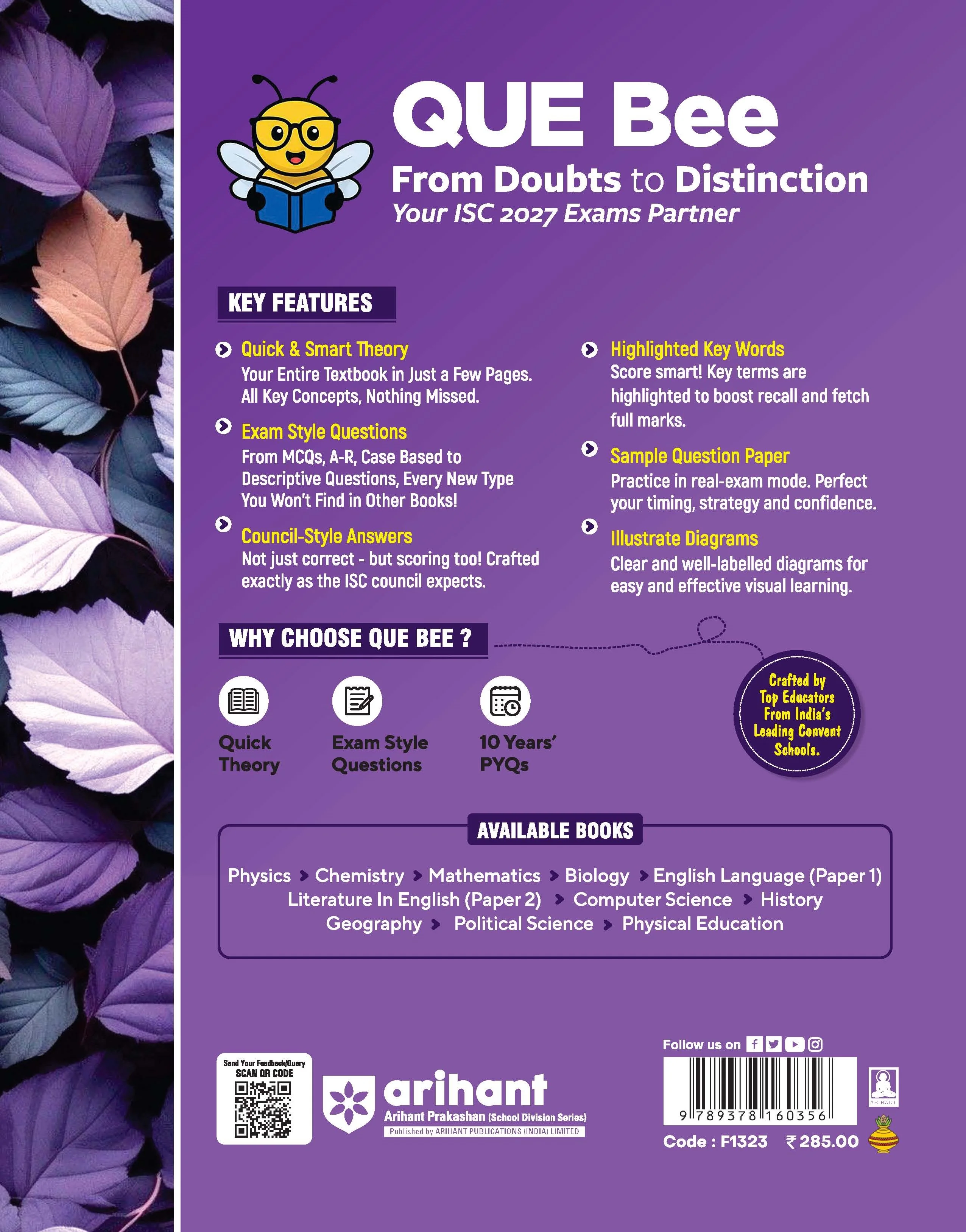 ISC Literature in English (Part 2) Class 12 Exam | Quick Theory, Exam Pattern Questions & Sample Papers | As per Latest ICSE Syllabus | Que Bee 2nd Edition - Image 12