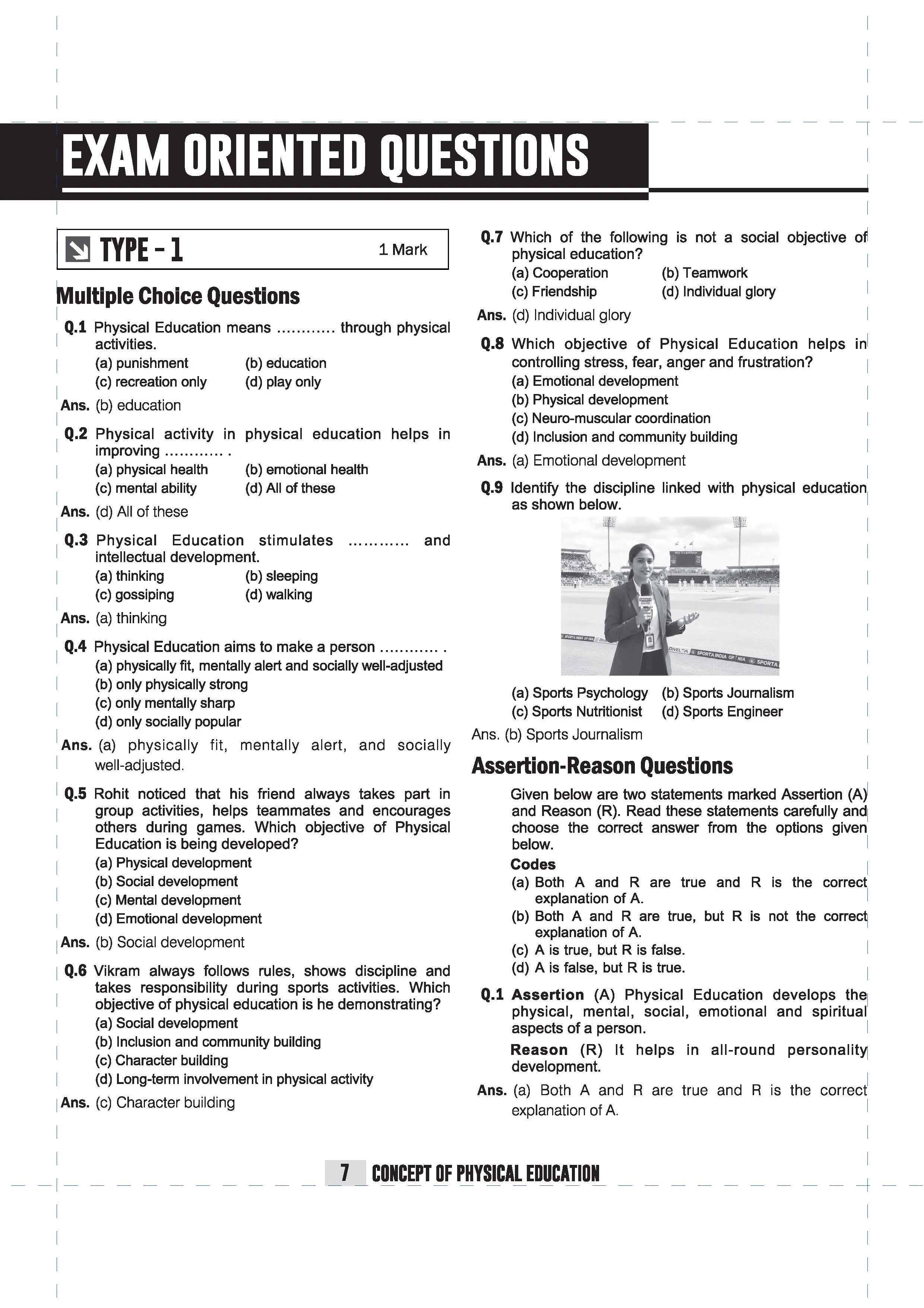 ISC Physical Education Class 11 Exam | Quick Theory, Exam Pattern Questions & Sample Papers | As per Latest ICSE Syllabus | Que Bee 2nd Edition - Image 10